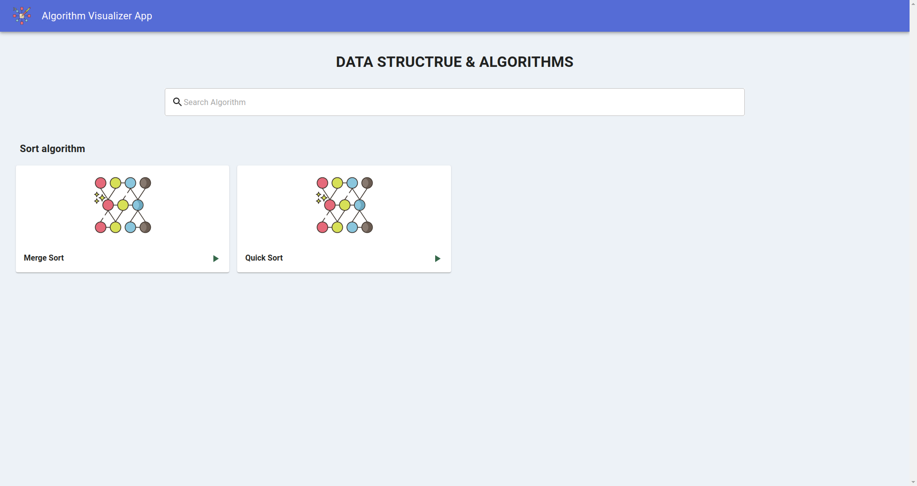 Algorithm visualizer