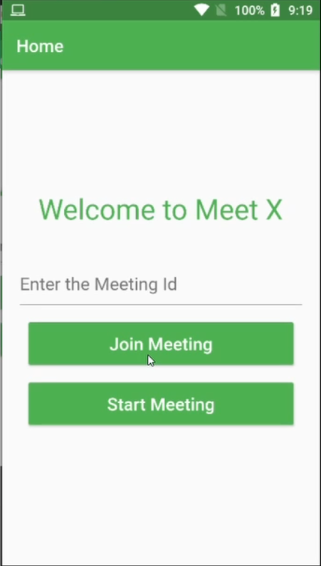 MeetX video conferencing mobile app